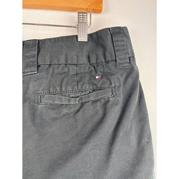 Tommy Hilfiger Womens Black Cotton Shorts Size 12 - Picture 5 of 6